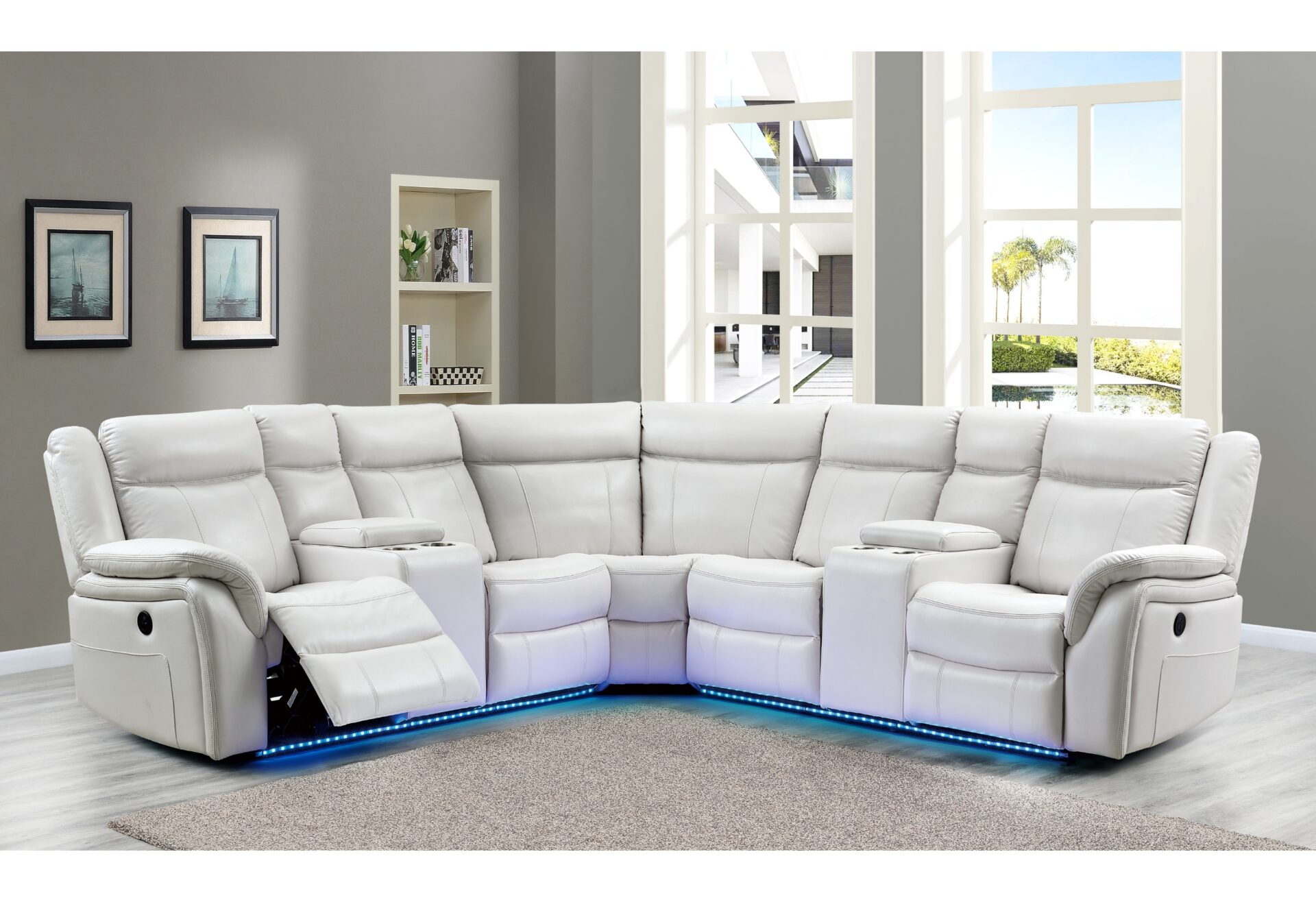 UM02-BLANCHE WHITE-SECTIONAL RSC