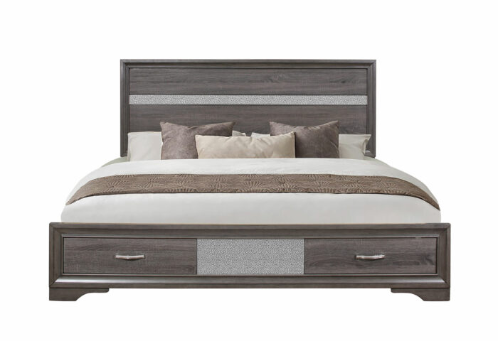 SEVILLE GREY KING BED